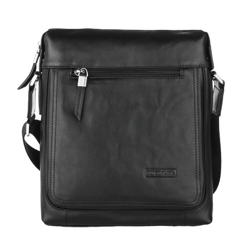 Geanta de umar pentru barbati, Silver Flame, LF05M, Negru