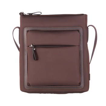 Geanta de umar pentru barbati, Silver Flame, LF02M, Maro Geanta de umar pentru barbati, Silver Flame, LF02M, Maro