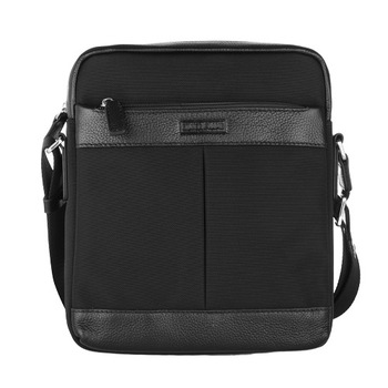 Geanta de umar pentru barbati, Silver Flame, LF01L, Negru Geanta de umar pentru barbati, Silver Flame, LF01L, Negru