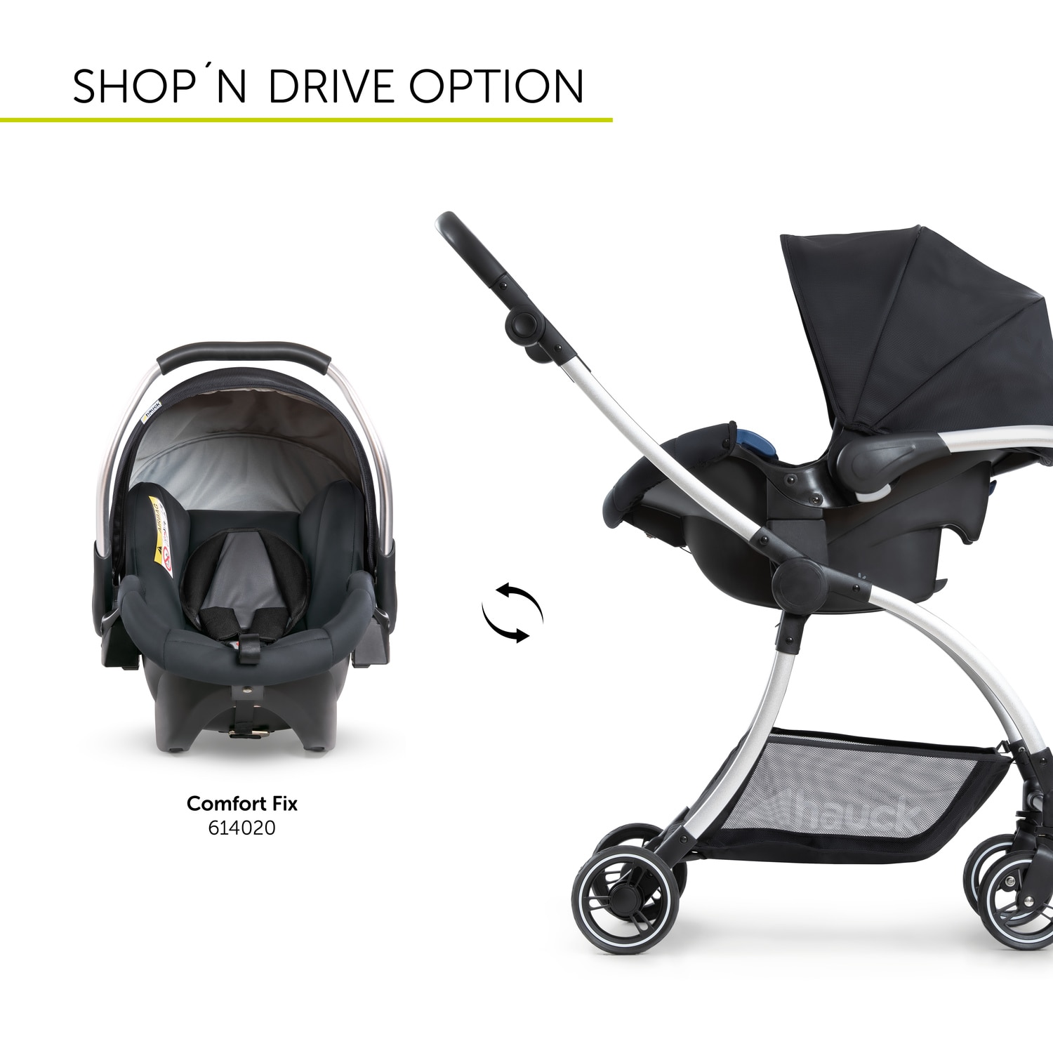 Carucior Sport Hauck Eagle 4S Black Grey, Negru-Gri - eMAG.ro