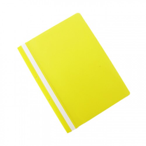 Dosar plastic cu sina GALBEN, 50 buc/set