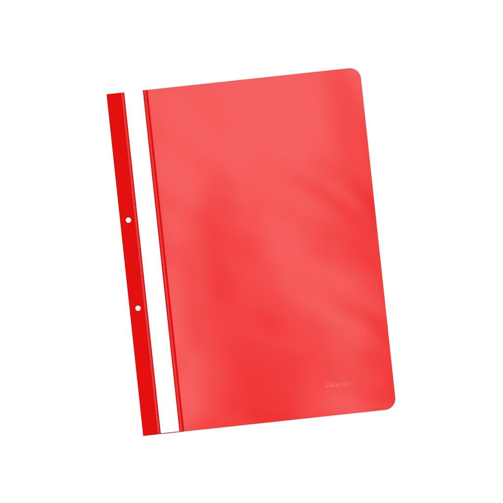 Dosar plastic cu sina ROSU, 50 buc/set