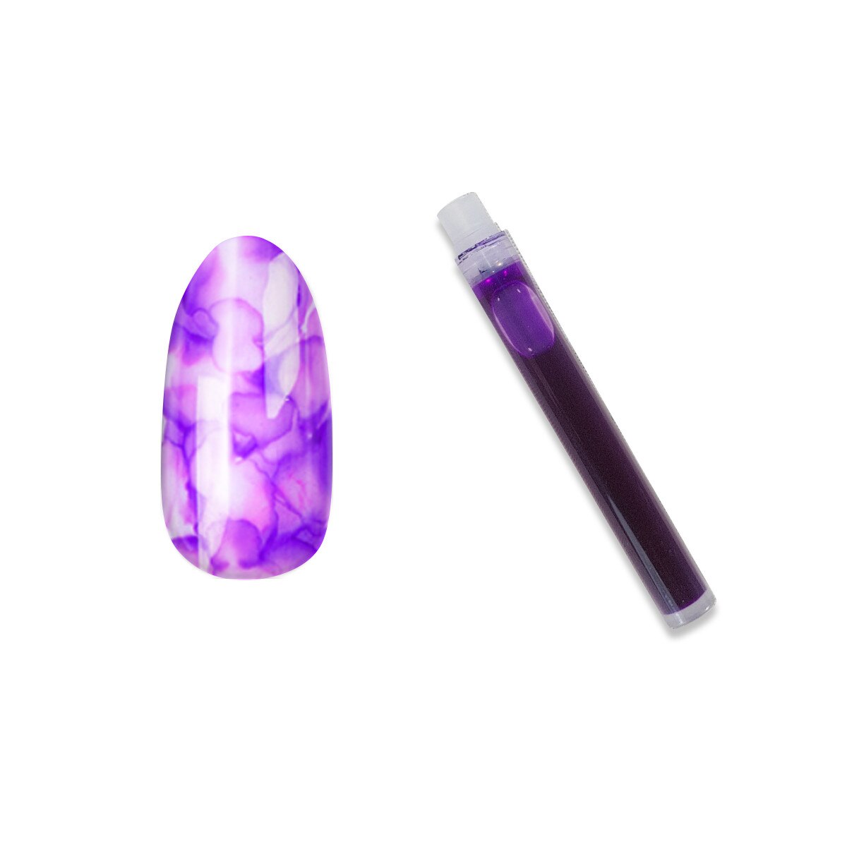 Cartus cerneala pentru unghii MoonbasaNails, Blossom Ink #06, 1 ml, Purpuriu