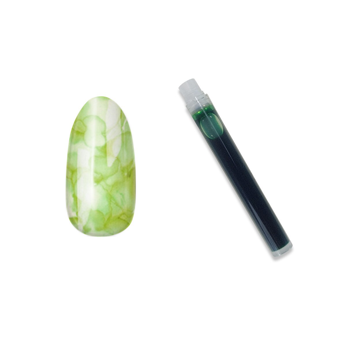 Cartus cerneala pentru unghii MoonbasaNails, Blossom Ink #12, 1 ml, Verde