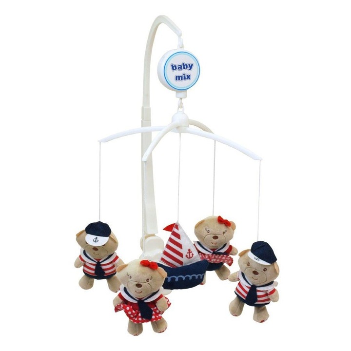 Macis körföorgó kiságy fölé