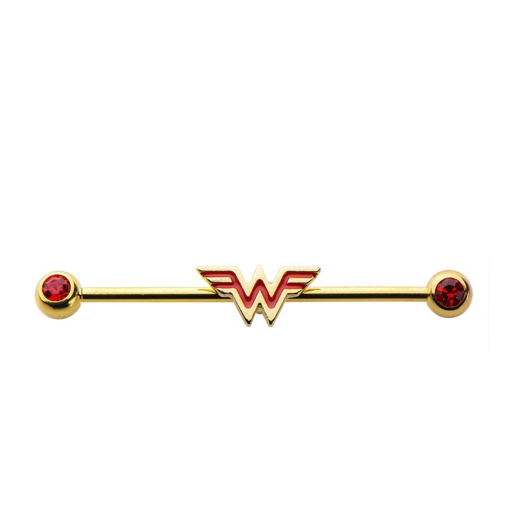 Piercing Ureche Cartilaj, Wonder Woman, Auriu