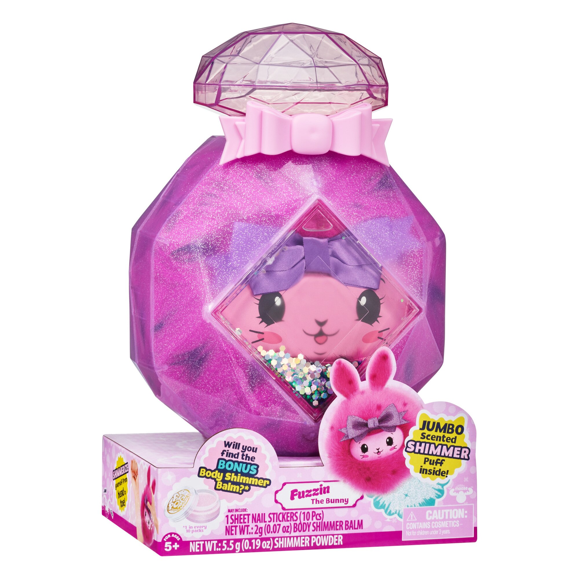 Jucarie de plus Cheeki Puffs - Iepuras parfumat, 21 cm