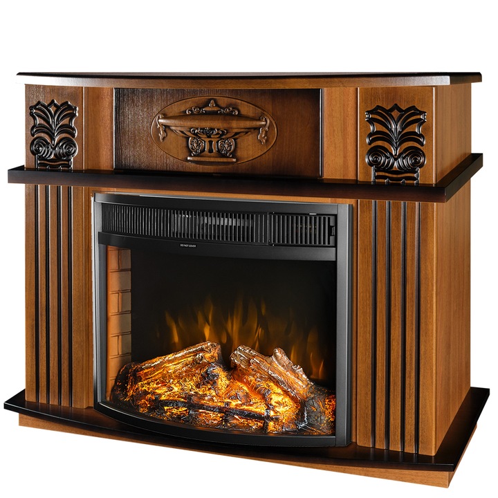 Elektromos kandalló, Roma mini & Ararat, Art Flame, 963*1200*318, 1500 W, Hanghatással, Távirányitó