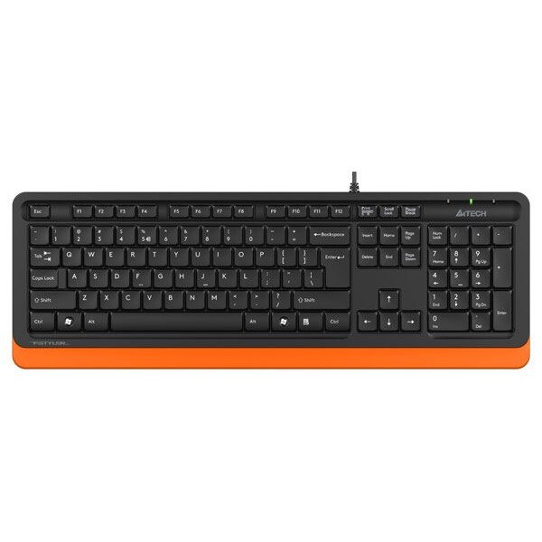Tastatura A4Tech FK10 Negru/Portocaliu
