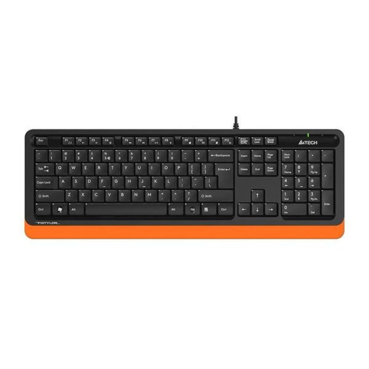 Tastatura A4Tech FK10 Negru/Portocaliu