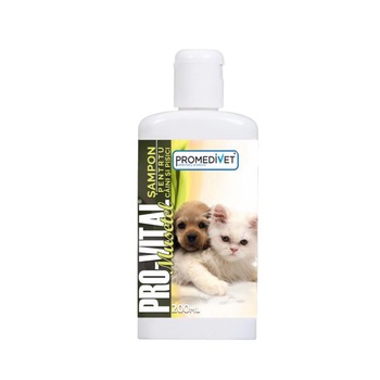 Sampon pentru caini si pisici, Pro Vital cu Musetel, 200 ml Sampon pentru caini si pisici, Pro Vital cu Musetel, 200 ml