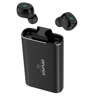 Casti Bluetooth 5.0, Wireless Sport, Impermeabile IPX4, Microfon, Reducerea zgomotului, Ergonomic, Acumulator Extern Casti Bluetooth 5.0, Wireless Sport, Impermeabile IPX4, Microfon, Reducerea zgomotului, Ergonomic, Acumulator Extern