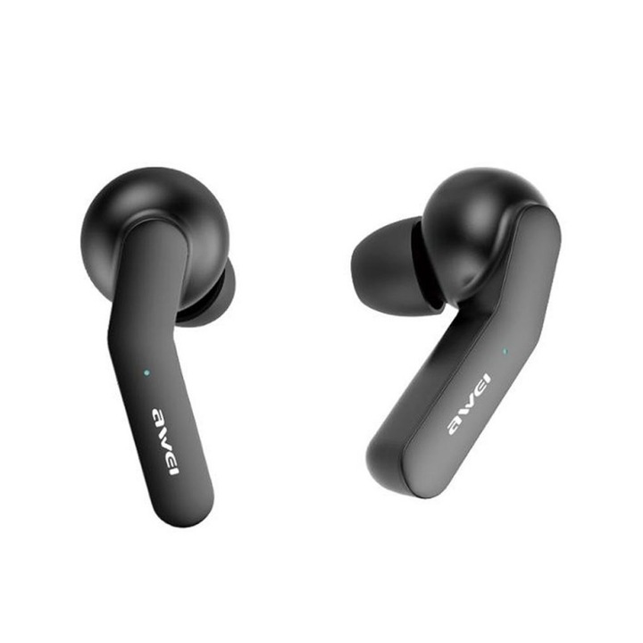 Awei IPX4 Vezeték nélküli sport Fülhallgató, Bluetooth 5.0, Mikrofon, Vízálló, valódi sztereóval, vezeték nélküli töltéssel