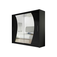 dulap london ix 180 cm cu oglinda 2 usi mirjan 24 negru 180x215x57 cm imagen 18_0_
0