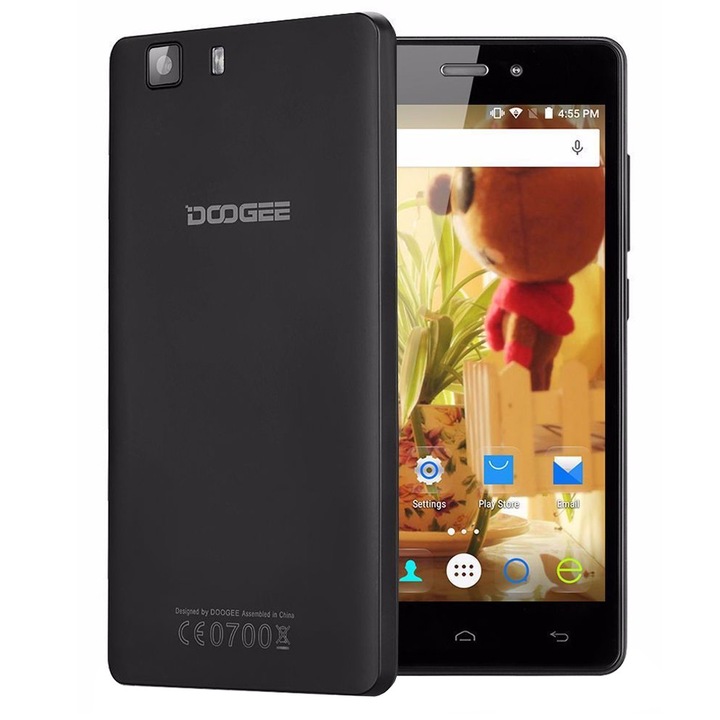 Telefon mobil Doogee X5 Pro, Dual SIM, 4G, 2GB RAM, 16GB, 8MP, Android 5.1, Negru