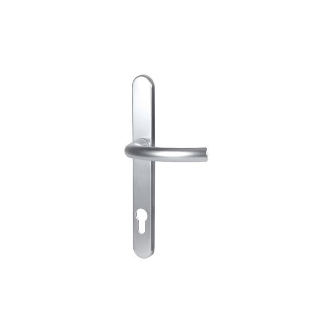 Maner usa exterior, Hoppe Lima, cu sild pentru cilindru, material aluminiu, culoare argintiu, 92 x 30 mm
