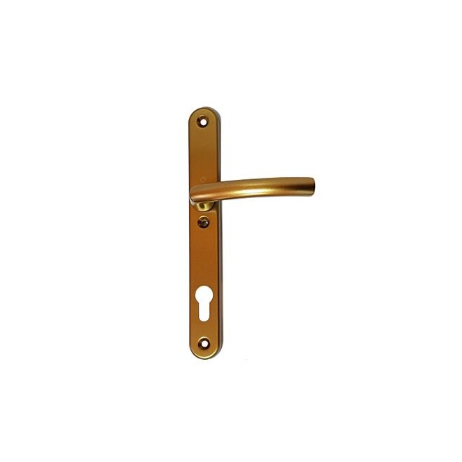 Maner usa exterior, Hoppe Lima, cu sild pentru cilindru, material aluminiu, culoare bronz, 92 x 30 mm