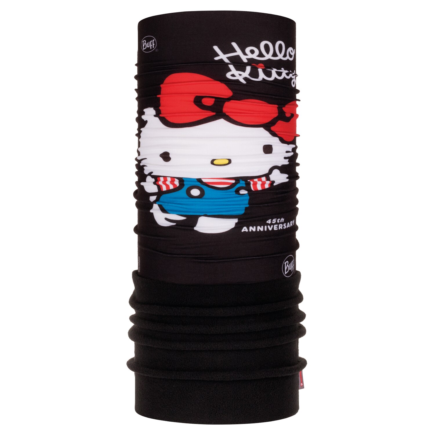 Bandana Buff NEW POLAR JR LICENTE HELLO KITTY 45TH BLACK