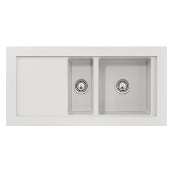 Chiuveta Bucatarie TEKA Aura 60B TG 1 1/2B 1D, Incorporabila,Tegranit Weiss Chiuveta Bucatarie TEKA Aura 60B TG 1 1/2B 1D, Incorporabila,Tegranit Weiss