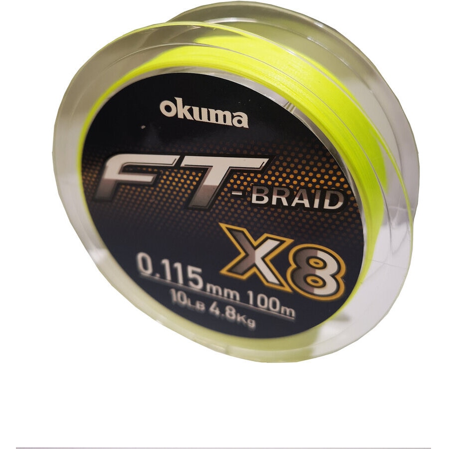 Fir Okuma Braid X8 Galben 0.26mm 13.6Kg 100M