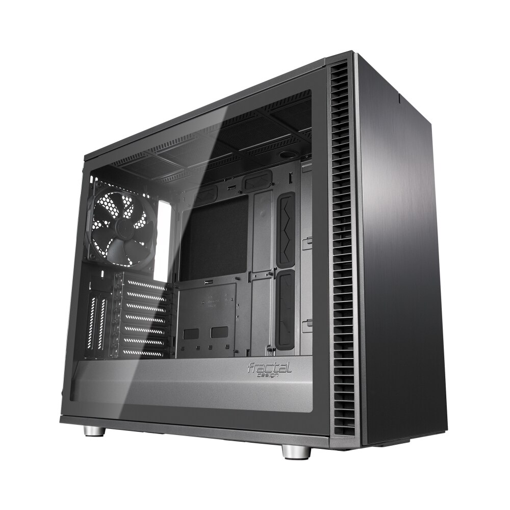 Carcasa Fractal Design Define S2 Gunmetal Tempered Glass, ATX Mid Tower, fara sursa, Gri