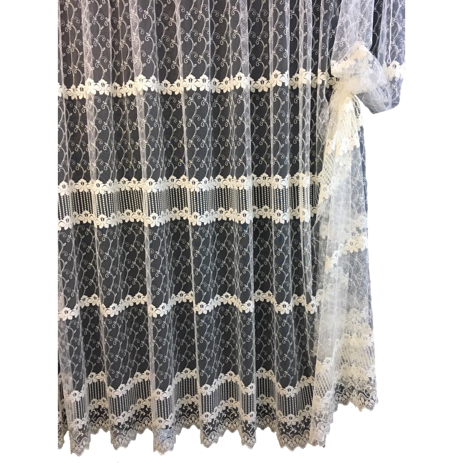 Perdea fildes cu broderie fildes 300X245cm by Liz Line - RD1073