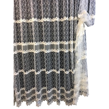 Perdea fildes cu broderie fildes 300X245cm by Liz Line - RD1073 Perdea fildes cu broderie fildes 300X245cm by Liz Line - RD1073