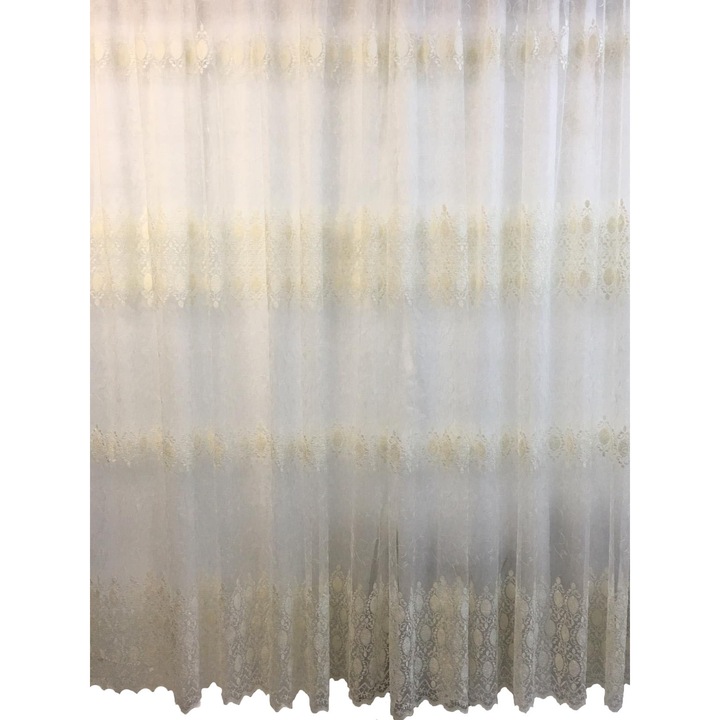 Perdea fildes "Mirror by Liz Line" 200x245cm cu rejansa - RD1092