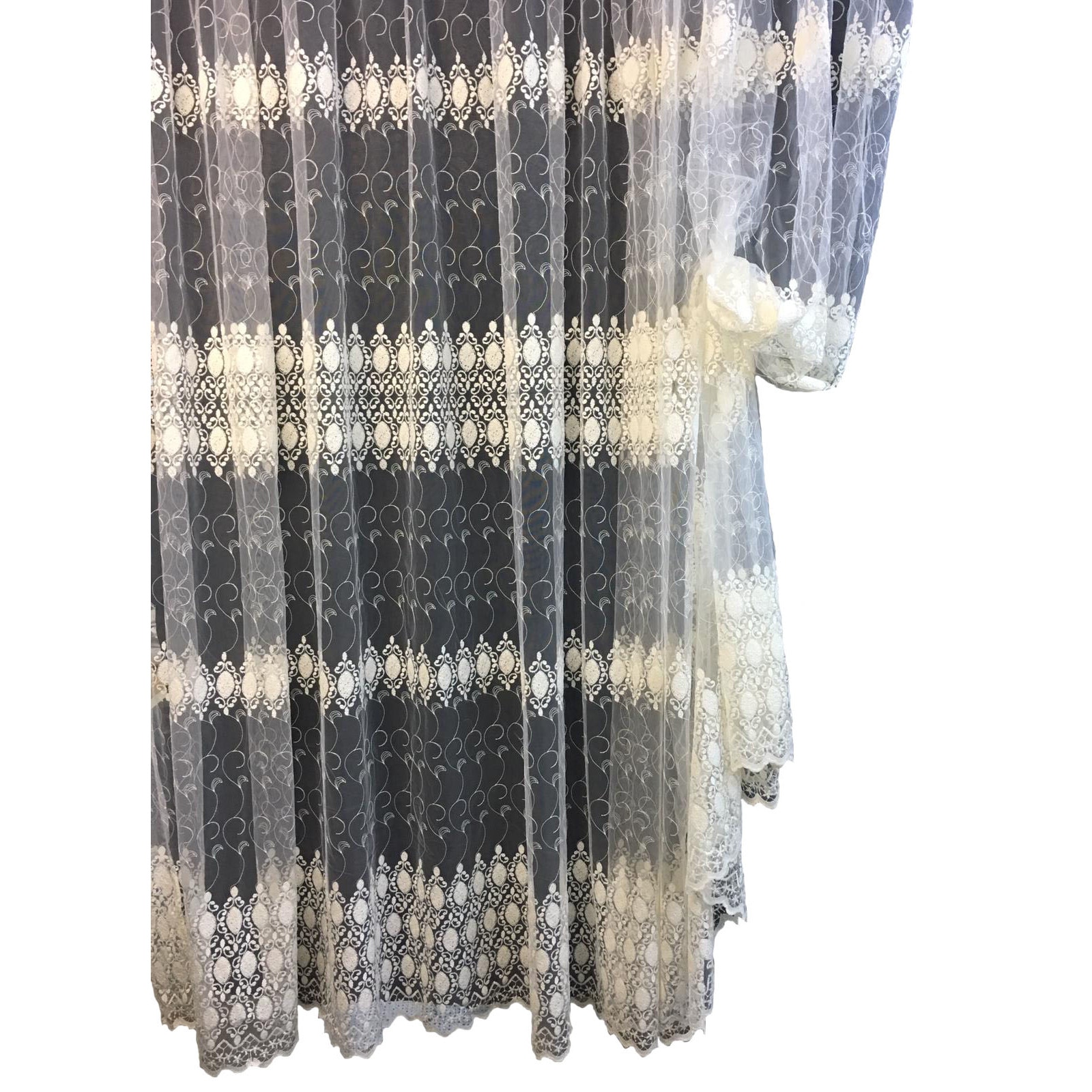 Perdea fildes cu broderie fildes 250 X 200cm by Liz Line - RD10925