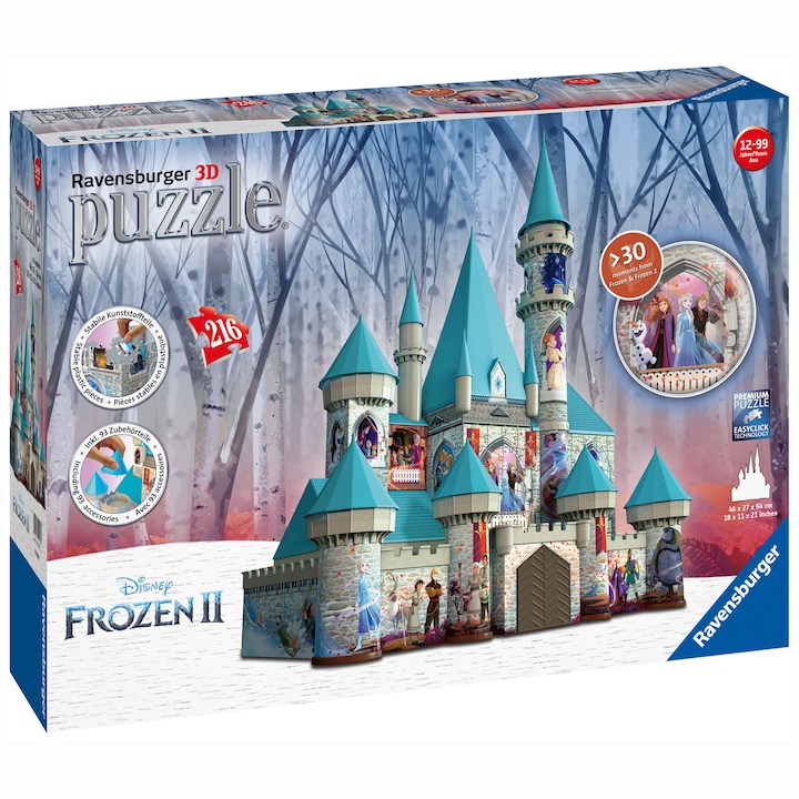 Puzzle Ravensburger 3D - Castel Disney Frozen II, 216 piese