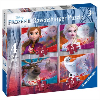 Puzzle Ravensburger - Disney Frozen II, 12/16/20/24 piese Puzzle Ravensburger - Disney Frozen II, 12/16/20/24 piese
