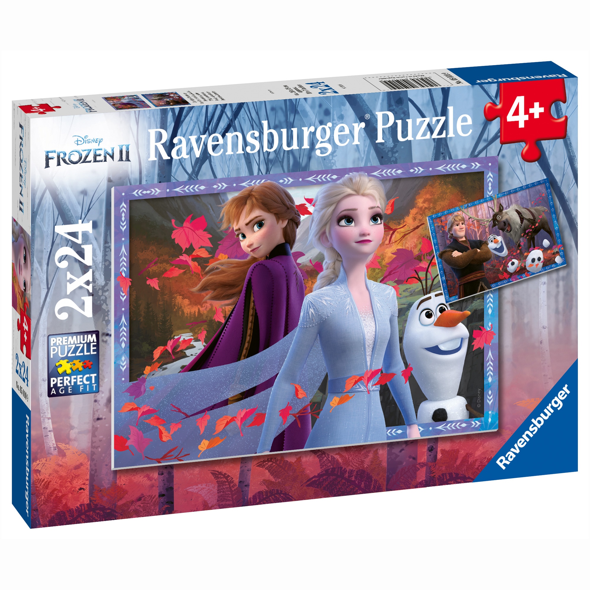 Puzzle Ravensburger - Disney Frozen II, 2x24 piese
