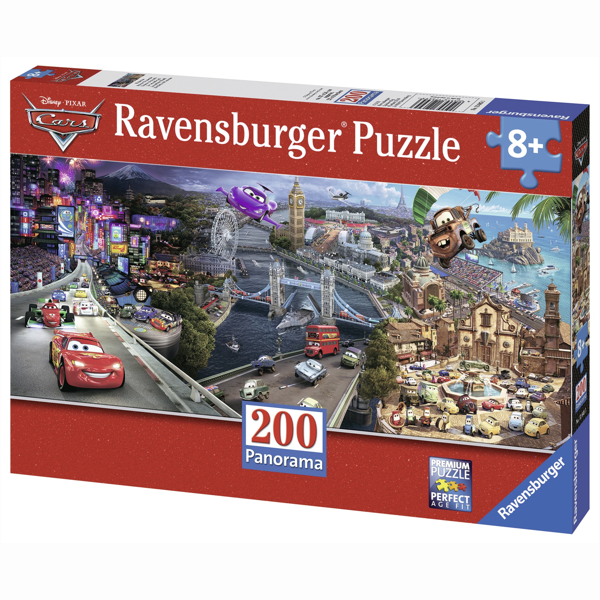 Puzzle Ravensburger Panorama - Disney Cars, 200 piese - eMAG.ro