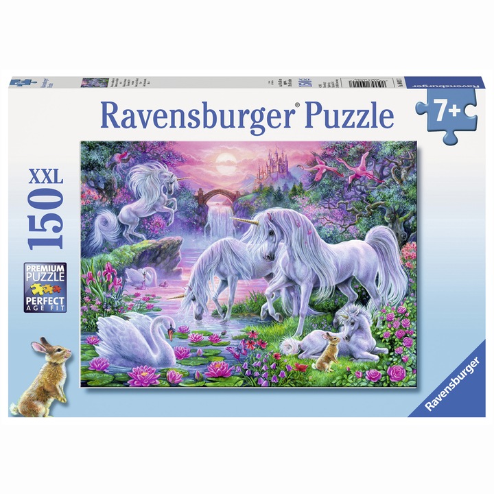 Ravensburger Unikornisok a naplementében XXL Puzzle, 150 db