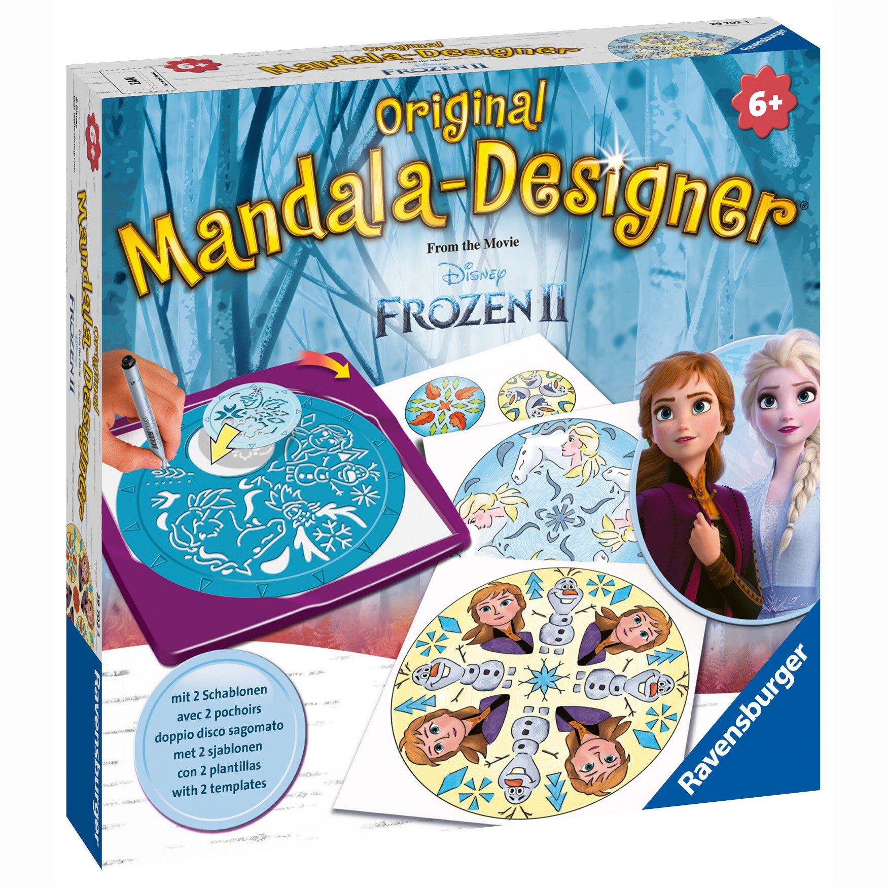 Set creatie Ravensburger - Mandala designer, Disney Frozen II