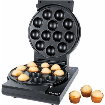 Aparat de preparat desert 3 in 1 Steba CM 3, 800 W, Gogosi, Briose, Cake pops, Negru Aparat de preparat desert 3 in 1 Steba CM 3, 800 W, Gogosi, Briose, Cake pops, Negru