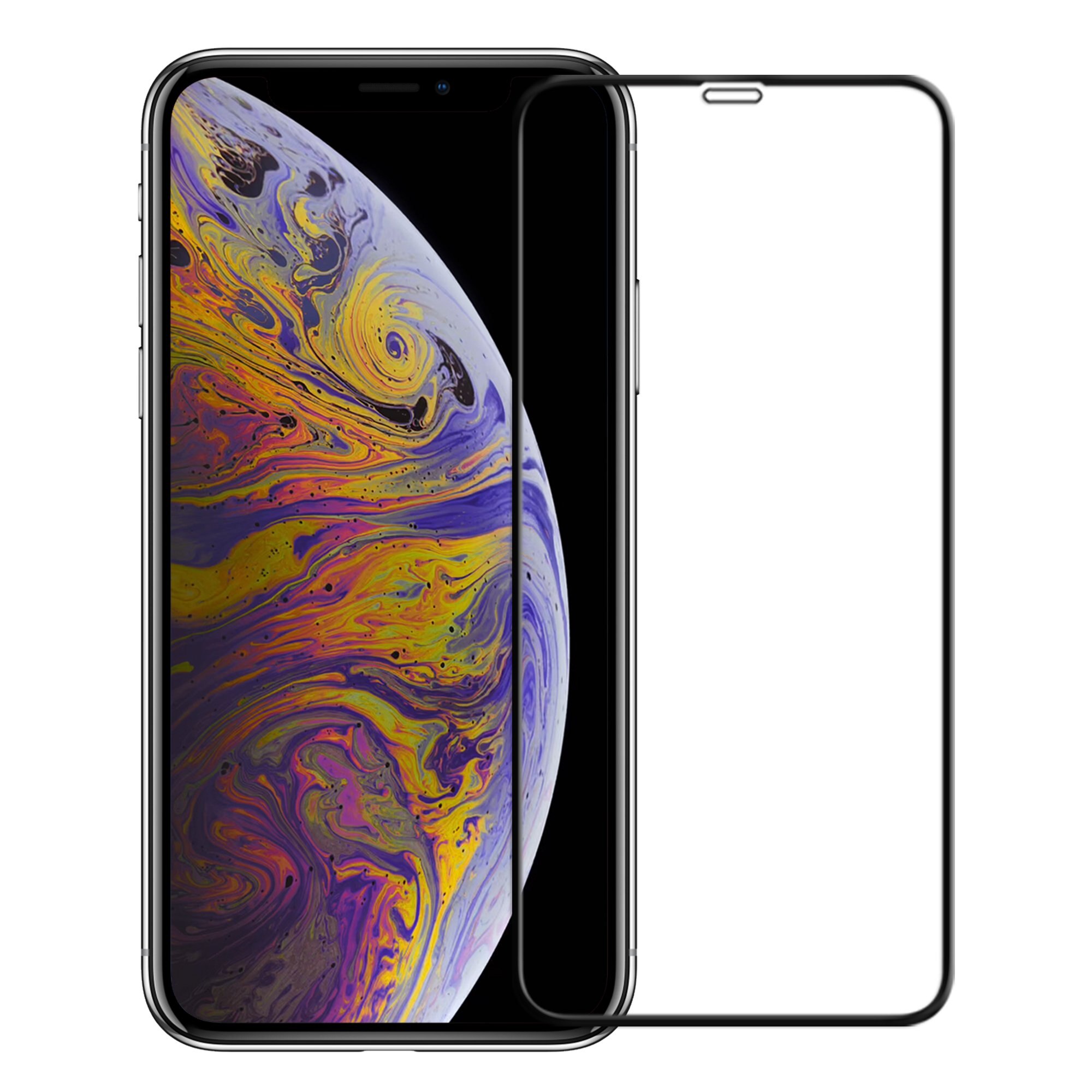 Folie Sticla iPhone XS Max Protectie Display Acoperire Completa