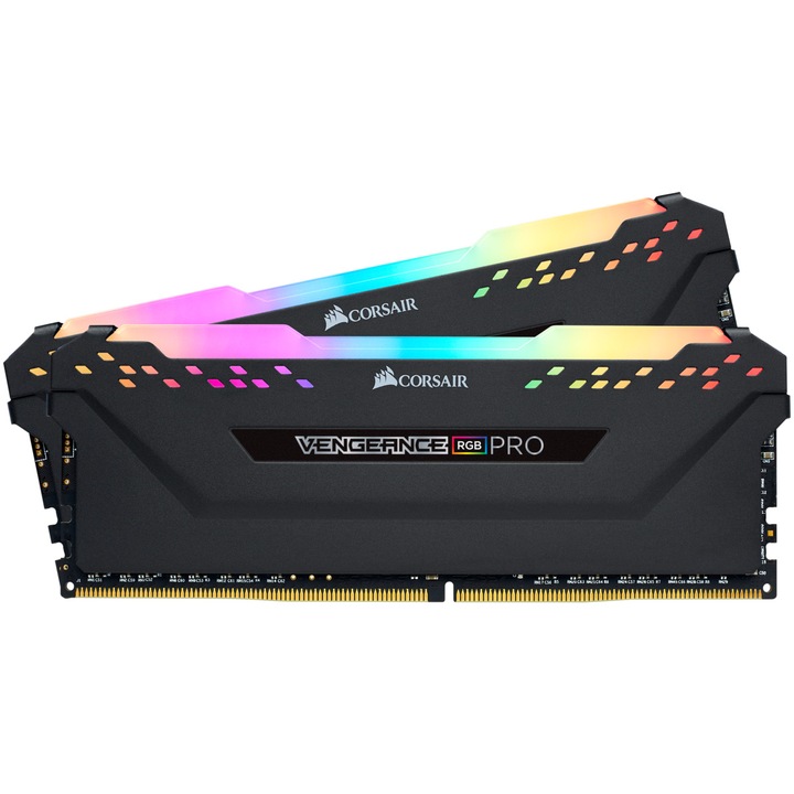 Памет Corsair VENGEANCE® RGB PRO, 32GB DDR4, 3200MHz CL16, Dual Channel Kit