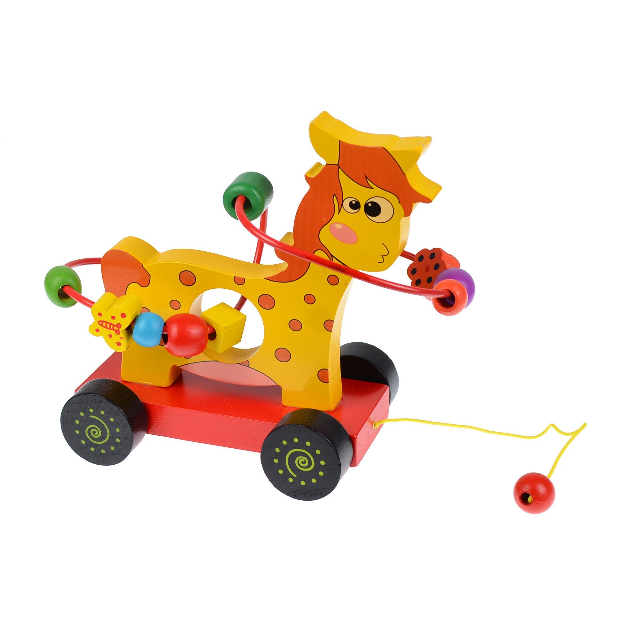 Jucarie girafa de tras, spirala motrica cu animalute pentru copii, 22263162B