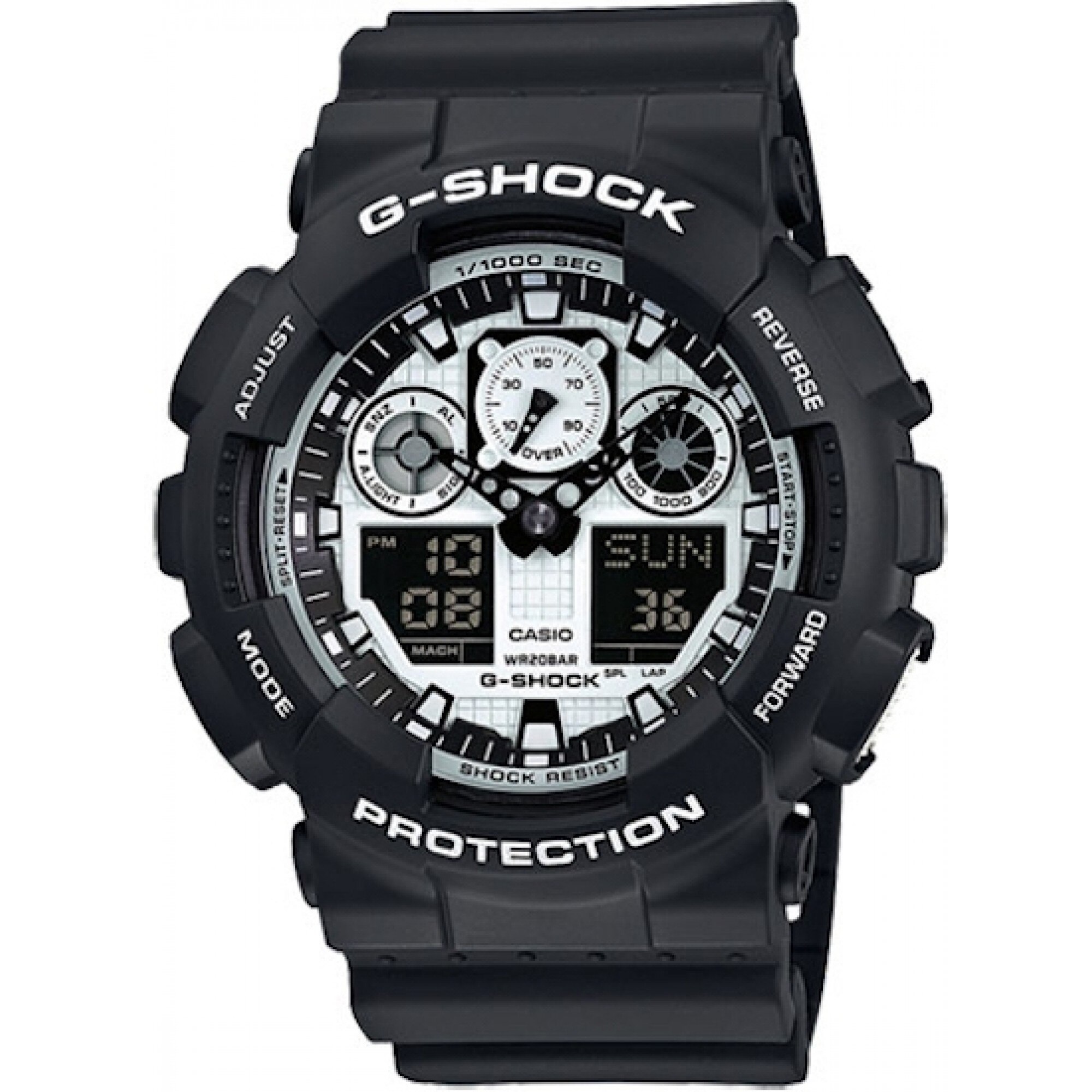 Ceas Barbati CASIO G-SHOCK GA-100BW-1AER