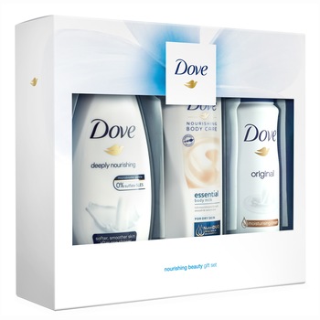 Set Cadou Dove Original Trio: Deodorant, 150ml + Gel de dus, 250ml + Lotiune de corp, 250ml Set Cadou Dove Original Trio: Deodorant, 150ml + Gel de dus, 250ml + Lotiune de corp, 250ml