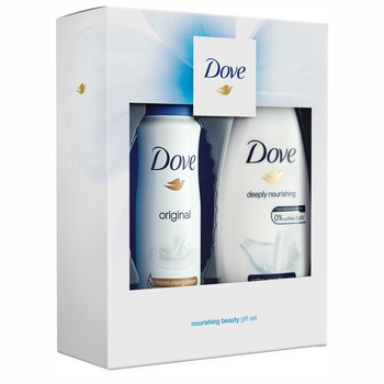 Set Cadou Dove Original Duo: Deodorant spray, 150ml + Gel de dus, 250ml Set Cadou Dove Original Duo: Deodorant spray, 150ml + Gel de dus, 250ml