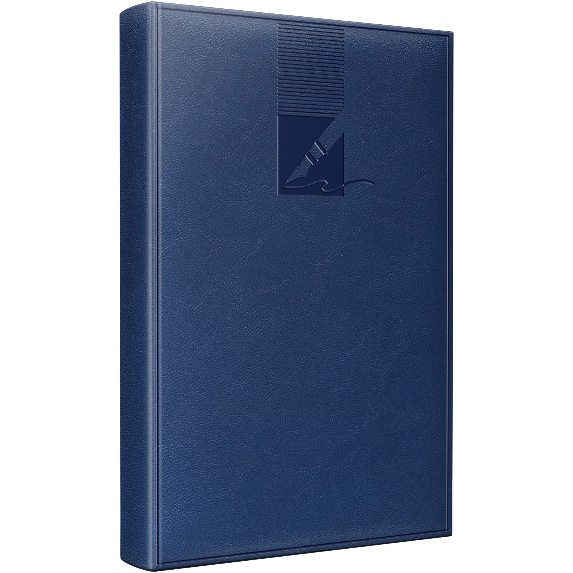 Agenda nedatata, nedatata A5, 224 pagini, coperta buretata, personalizabila, culoare albastru