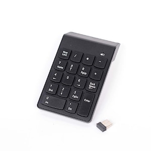 Tastatura numerica, Wireman, Mini, Fara fir, 2.4G, Receptor USB, 18 taste, Pentru PC/laptop/tableta, Negru
