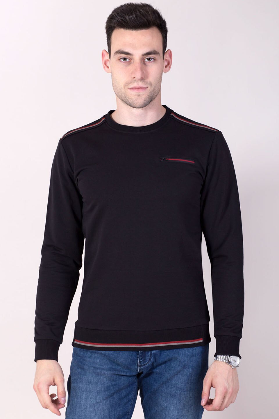 Bluza pentru barbati STYLER, model 42289, negru, L INTL