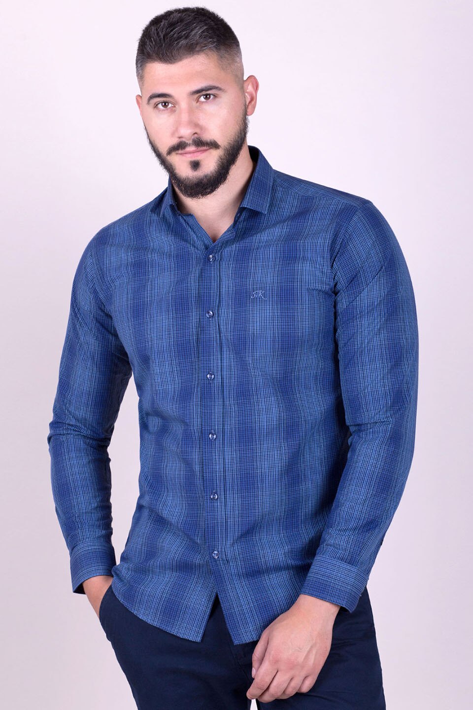 Camasa pentru barbati STYLER, model 21412, albastru