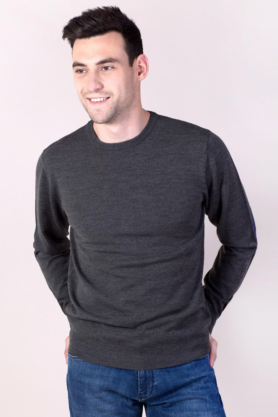 Pulover pentru barbati STYLER, model 33077, gri, Gri, M