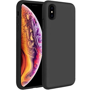 Husa din silicon pentru iPhone XS MAX, Negru, New Fashion Husa din silicon pentru iPhone XS MAX, Negru, New Fashion