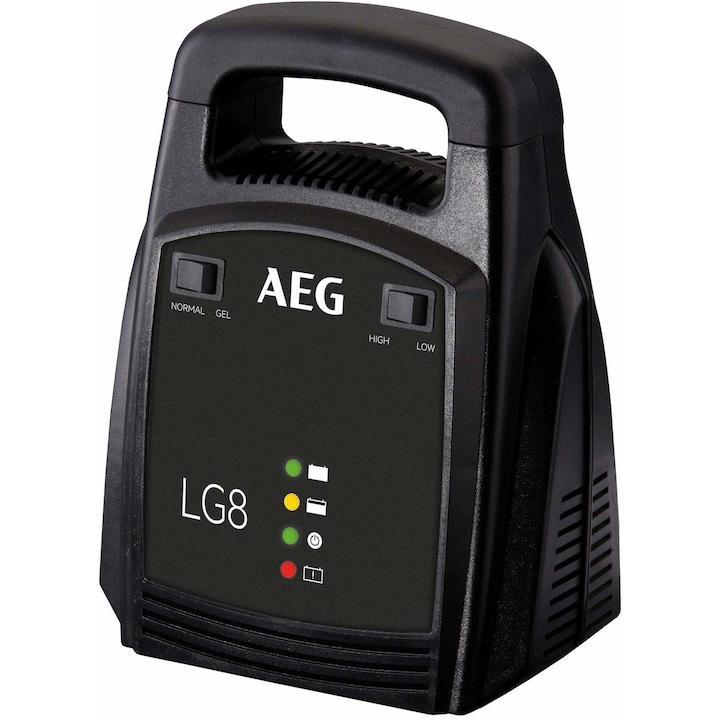 AEG LG8 Automatikus akkumulátor töltő ólom akkuhoz, 12V, 8A 10273