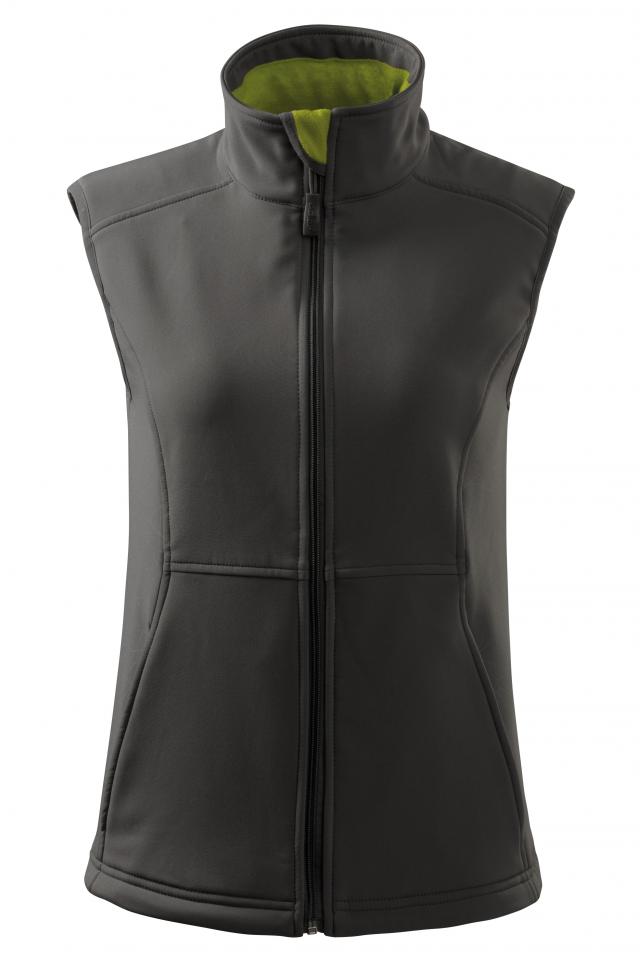 Vesta softshell pentru dama Vision, Gri metalic